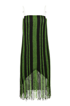 Fringe-Detail Camisole Dress